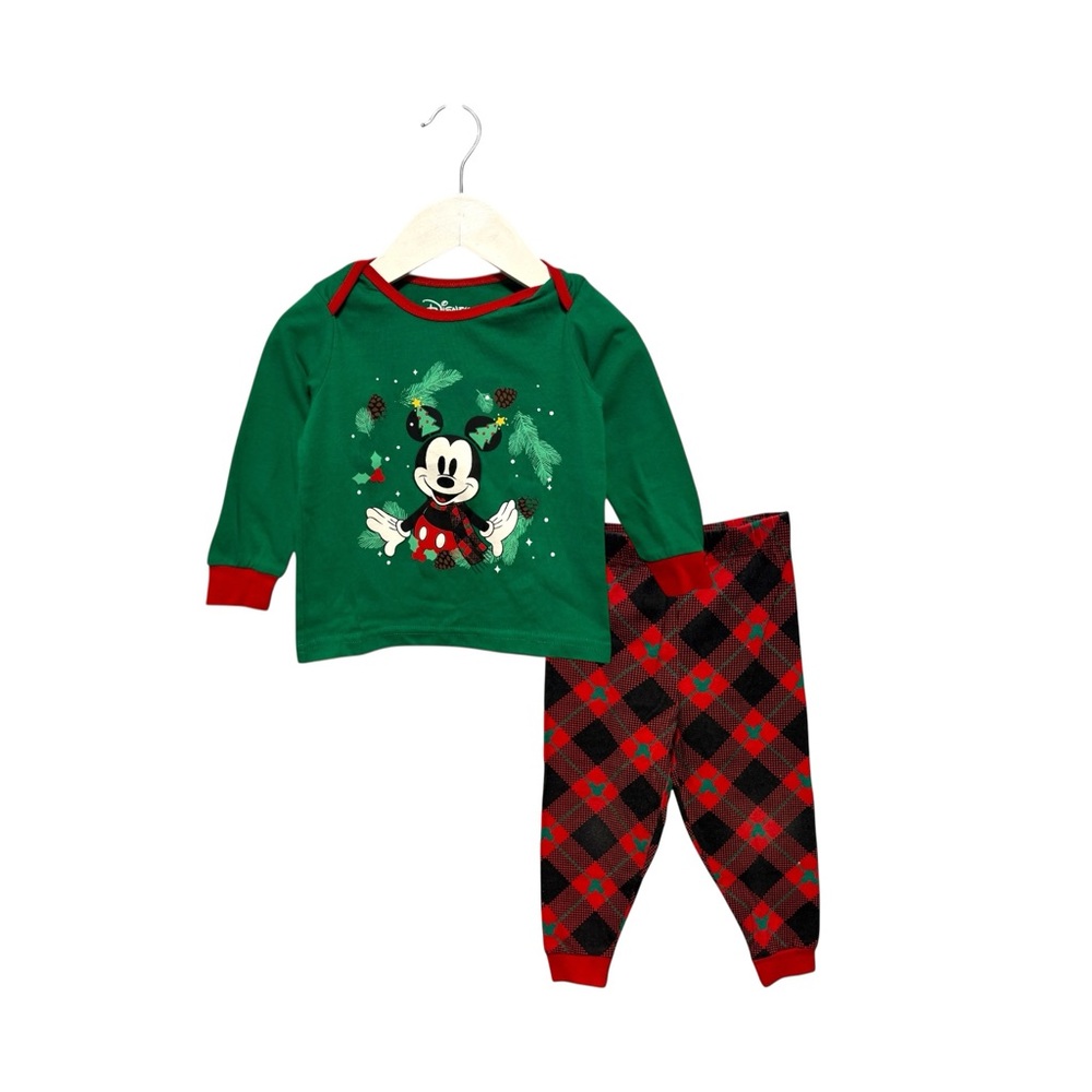 ⭐️ 5/$30 Disney Kids Mickey Mouse Pajama Set size 18-24 Months